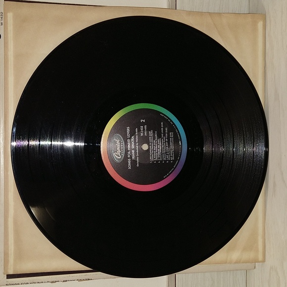 Vintage RARE 1954 Frank Sinatra "Songs For Young Lovers" Vinyl W-1432 - Picture 5 of 6